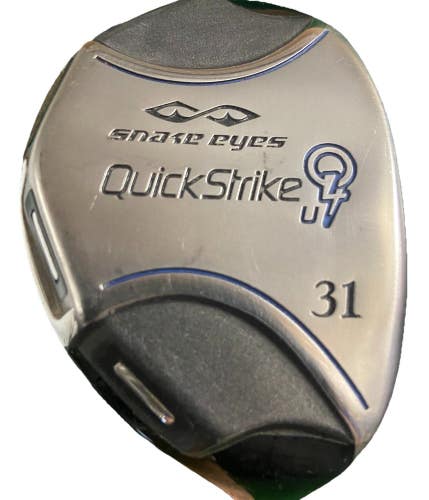 Snake Eyes Quick Strike 31* Utility 7 Hybrid RH 72g UST Stiff Graphite 39.5 Nice