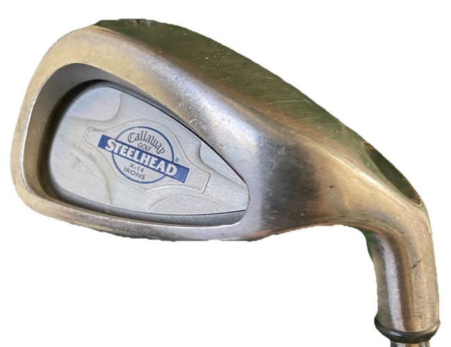 Callaway Steelhead X-14 8 Iron Single Men's RH Stiff Steel 36" New Midsize Grip