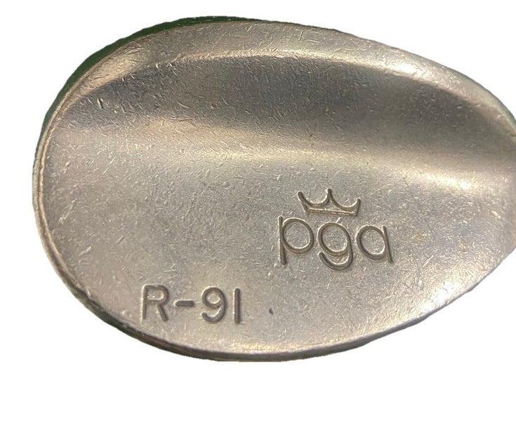 PGA R-91 Long Neck Sand Wedge 56* Stiff Steel 8 Steps 34.5" RH Nice Wrap Grip