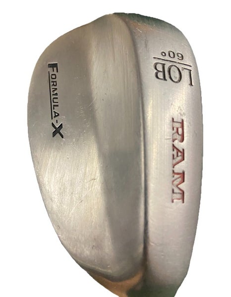RAM Formula-X Lob Wedge 60* Men's RH Stiff Steel 35.5" Factory Seamless Grip