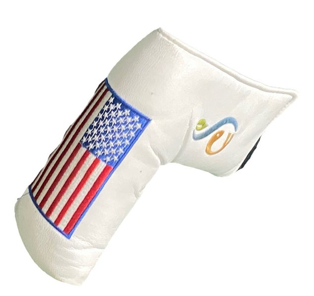 AME Golf Streamsong Headcover USA American Flag Blade Putter Hook-And-Loop Nice
