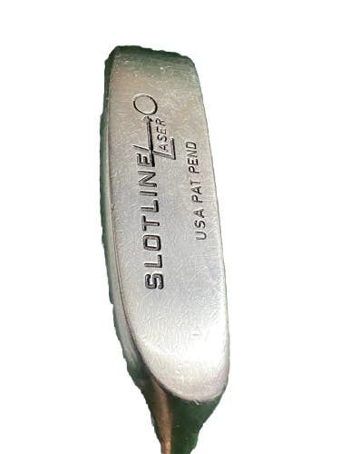 Slotline Laser Napa Blade Putter Fluted Steel 34 Inches RH Excellent Wrap Grip