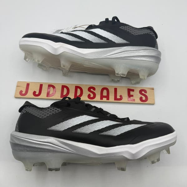 Adidas Adizero Impact TPU Black White Baseball Cleats JI1467  display picture 3