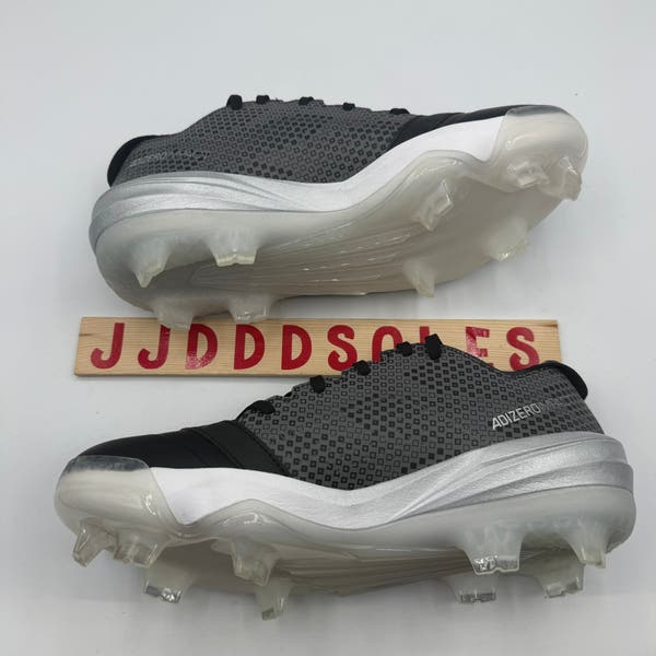 Adidas Adizero Impact TPU Black White Baseball Cleats JI1467  display picture 1