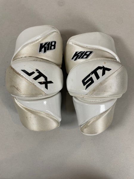 Adult Large STX K18 Arm Pads - White