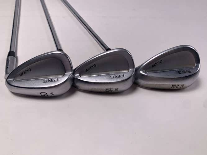 Ping Glide Wedge Set 50* 54* 58* Black Dot CFS Wedge Steel Mens RH