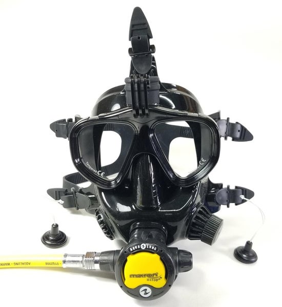 Full Face Scuba Dive Mask Fits Aqua Lung 2nd Stage Regulators Legend Titan