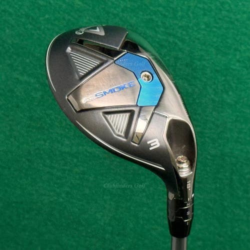 Callaway Paradym Ai Smoke 18 3 Hybrid HZRDUS Silver 6.0 75g Graphite Stiff w/HC