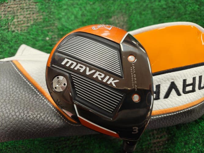 Callaway Mavrik Fairway 3 Wood Regular Flex Hzrdus 5.5 w Headcover Nice