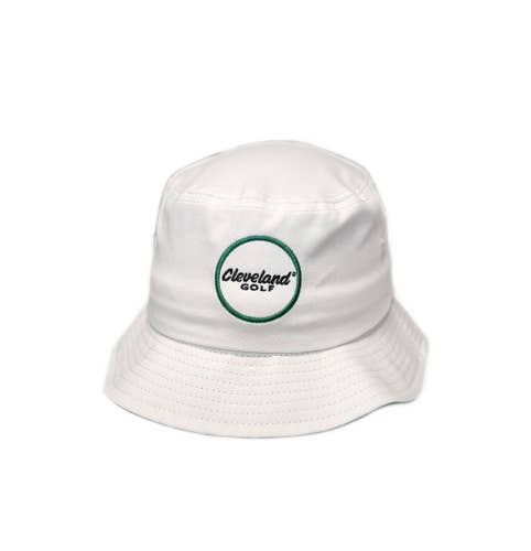 NEW Cleveland Golf Spring White/Green (Masters) Bucket Golf Hat Men's S/M