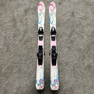 K2 Luv Bug Skis 112CM Tyrolia SR45 Bindings JR Junior Youth Kids Girls Pink