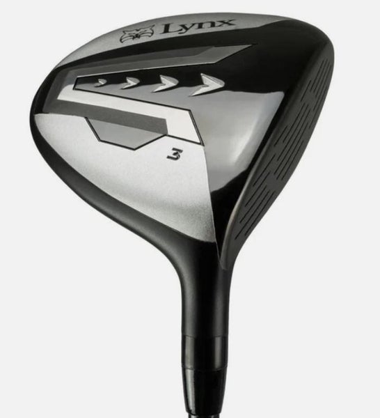 Lynx Golf Predator Fairway 3-Wood 3W 15* Graphite Stiff Flex w/ Headcover MINT!