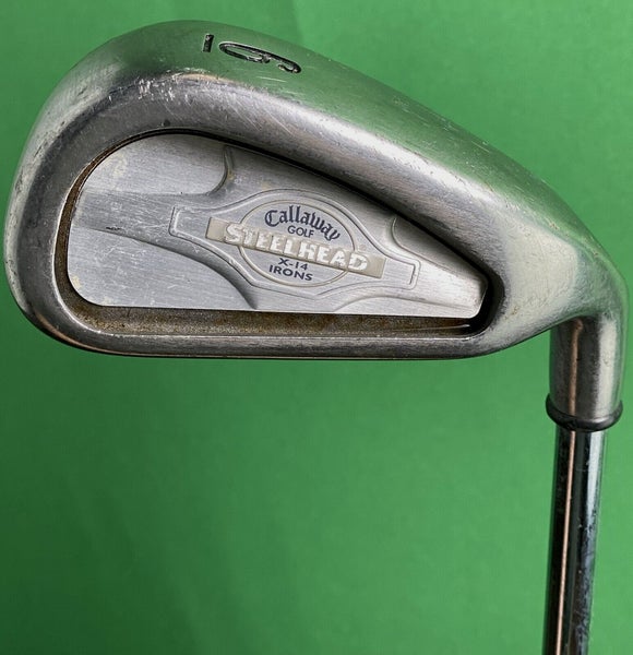 Callaway Steelhead X-14 Gems Individual 6 Iron Steel Right Hand Ladies Flex