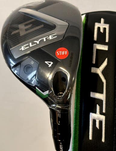 Callaway 2025 Elyte Rescue 4-Hybrid 4H 22* Stiff Flex Denali 70g w/ Cover NEW