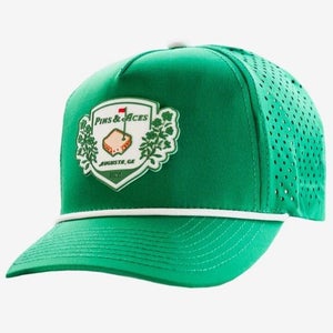 Pins and Aces Limited Edition Masters Pimento Crest Rope Hat Snapback OSFM NEW!