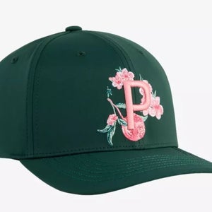 PUMA Golf 2025 Freshly Picked Adjustable Snapback Hat Cap Dark Myrtle Green NEW!