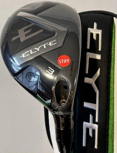 Callaway 2025 Elyte Rescue 3-Hybrid 3H 19* Stiff Flex Denali 70g w/ Cover NEW