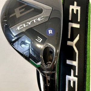 Callaway 2025 Elyte Rescue 3-Hybrid 3H 19* Regular Flex Denali 60g w/ Cover NEW