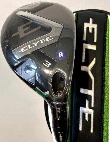 Callaway 2025 Elyte Rescue 3-Hybrid 3H 19* Regular Flex Denali 60g w/ Cover NEW