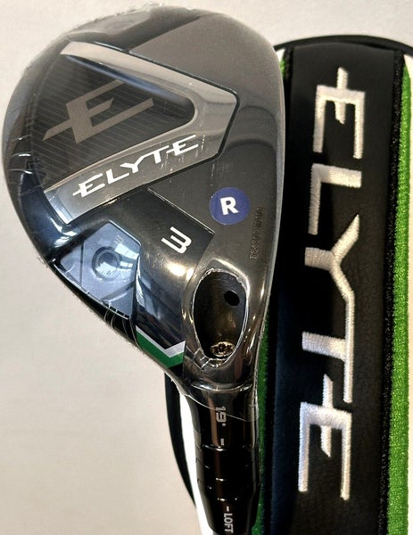 Callaway 2025 Elyte Rescue 3-Hybrid 3H 19* Regular Flex Denali 60g w/ Cover NEW