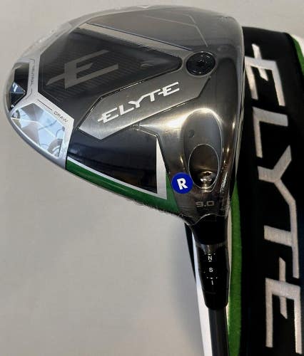 Callaway ELYTE Driver 9* Regular Flex Denali 50g w/ Headcover NEW