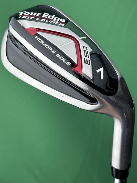 Tour Edge Hot Launch E523 Demo Fitting 7-Iron Steel True Temper XP85 Stiff Flex