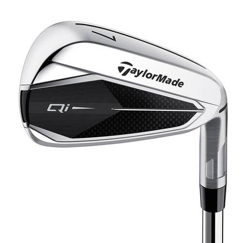 TaylorMade Qi10 Iron Set - Graphite Shafts - Right Hand - 5-PW,AW - Stiff Flex