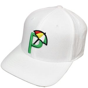PUMA Golf x Arnold Palmer Seersucker Adjustable Snapback Hat Cap White Glow NEW!