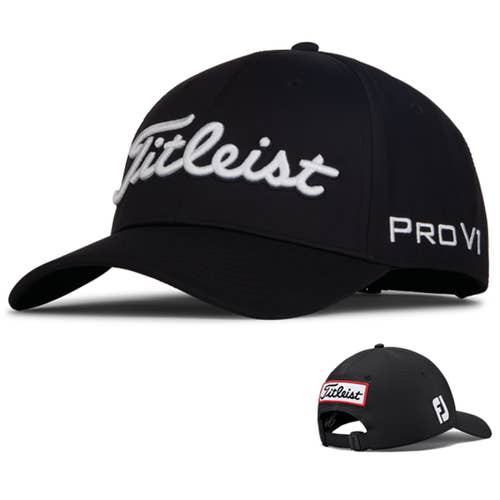 Titleist Tour Performance Golf Hat - Black/White