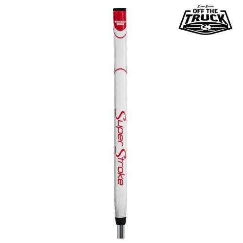 Super Stroke Zenergy Tour 1.0P 17 White Red OFF THE TRUCK 17 Inch Putter Grip