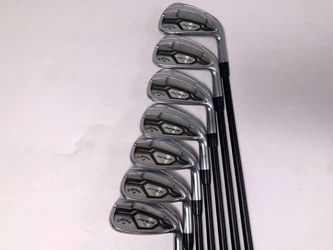 Callaway Apex CF 16 Iron Set 4-PW Project X Catalyst 6.0 80g Stiff Mens RH