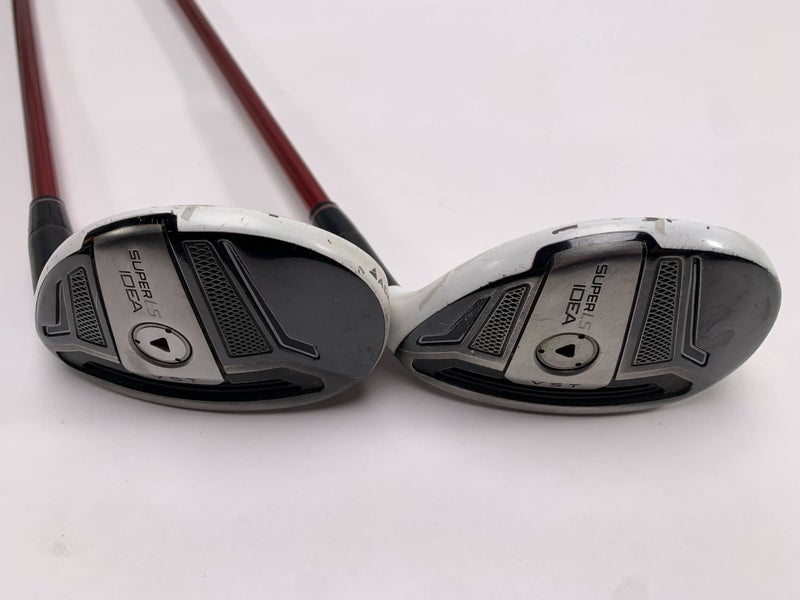 Adams Idea Super LS 3 & 4 Hybrid Set 19* 22* Mitsubishi Rayon Bassara Mens RH