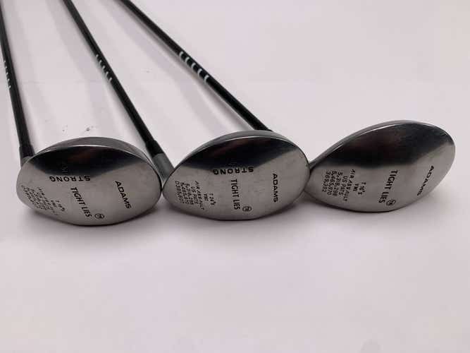 Adams Tight Lies 1998 Wood Set 3 5 7 | 15* 19* 24* Regular Graphite Mens RH