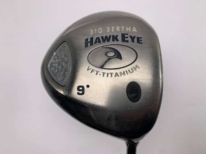 Callaway Hawkeye VFT Driver 9* Big Bertha System 60 Regular Graphite Mens RH