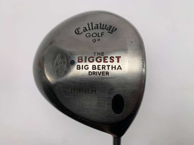 Callaway Biggest Big Bertha Driver 9* Ultra Light Regular Graphite Mens RH