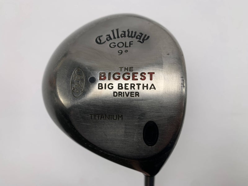 Callaway Biggest Big Bertha Driver 9* Ultra Light Regular Graphite Mens RH