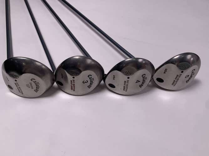 Callaway Big Bertha Warbird Wood Set Driver 3 4 5 | 10* 15* 17* 18* Ladies RH