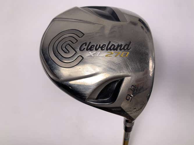 Cleveland XL 270 Driver 9* Miyazaki C.Kua 3G Flex 6424 Stiff Graphite Mens RH