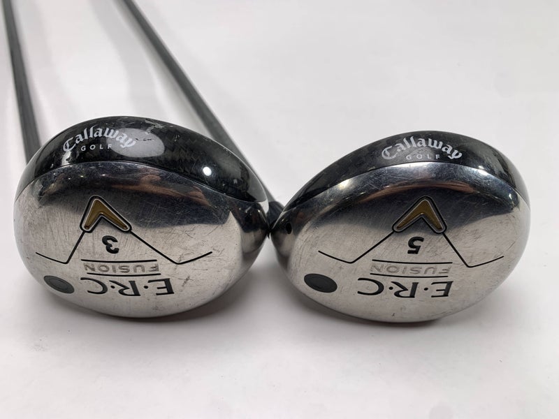 Callaway ERC 3 & 5 Fairway Wood Set 15* 18* RCH System 50 Ladies Graphite RH