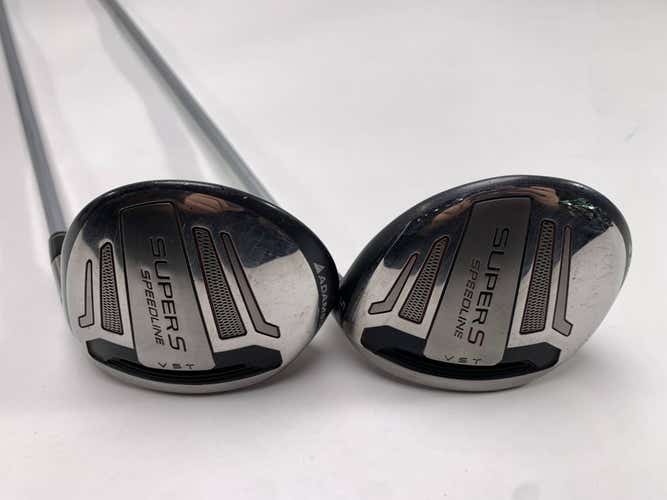 Adams Speedline Super S 3 & 5 Fairway Wood Set 15* 18* Supershaft Mens RH