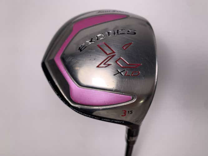 Tour Edge Exotics XLD 3 Fairway Wood 15* Graphite Design YS Exotics Ladies RH