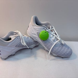 Under Armour Yard MT 3.0 Cleats - White - size 10.5 - New!