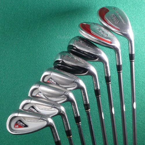 Adams Idea a2 OS Hybrid 3-PW Iron Set Factory Graphite/Steel Regular