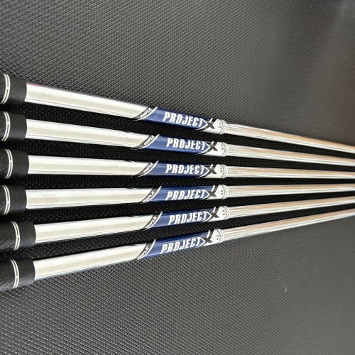 TRUE TEMPER PROJECT X RIFLE 6.5 X-STIFF IRON SHAFTS .355