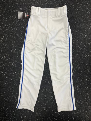 New Alleson  PANT BLUE STRIPE BB/SB Pant Boys White LG 11849-S000013581
