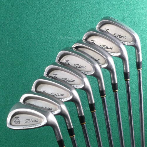 Titleist DCI Black Oversize+ 3-PW Iron Set Factory TriSpec Steel Regular