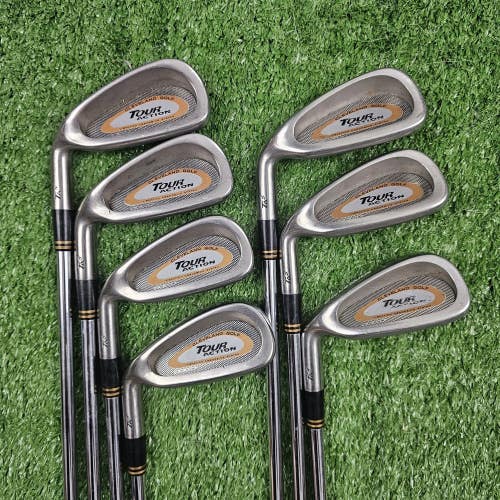Cleveland Tour Action TA5 Iron Set 3-PW (No #6) Stiff Flex True Temper Steel LH