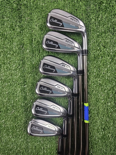 Callaway 2025 Women's Reva Rise Iron Set 7-PW AW SW LINQ 4Fl Ladies Graphite  RH