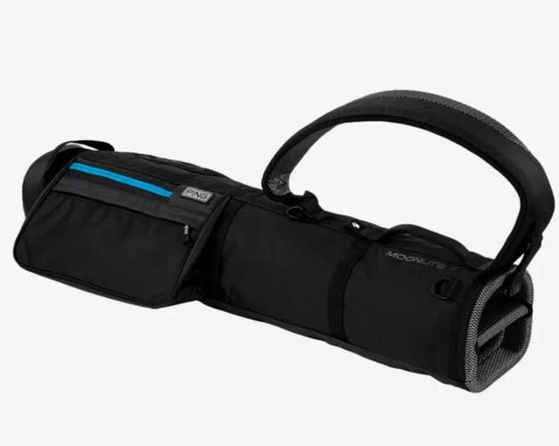 PING 2025 Moonlite Lightweight 2-Way Sunday Carry Golf Bag Color: Black NEW!