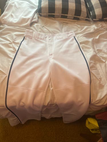 White Men's Large Adult Easton Game Pants (Used)